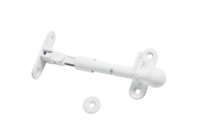 Sikringsbeslag med sperre universal hvit – Homefixer